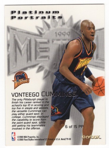 1989-90 thru 2008-09 Fleer Ultra Metal Flair Basketball Singles. Pulldown menu - Picture 250 of 284