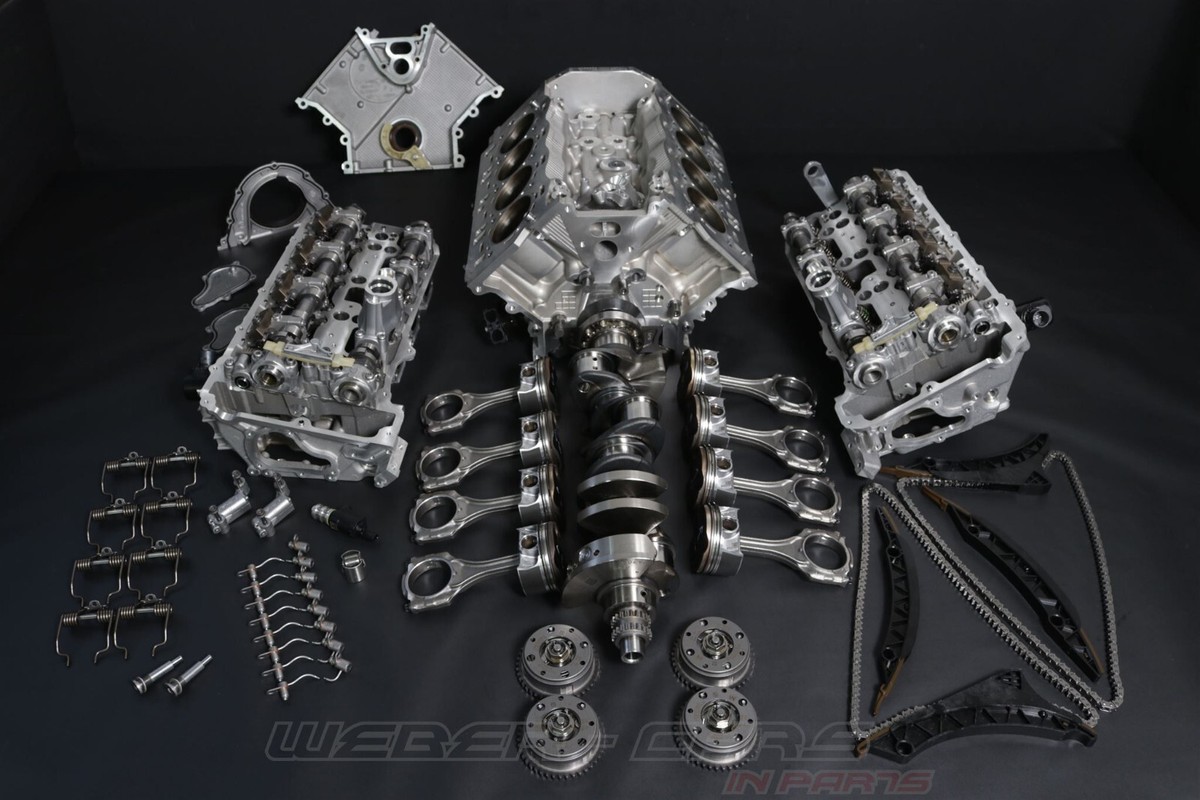 5A594F5 Motor S68B44A Engine Crankshaft Cylinder Head BMW 7