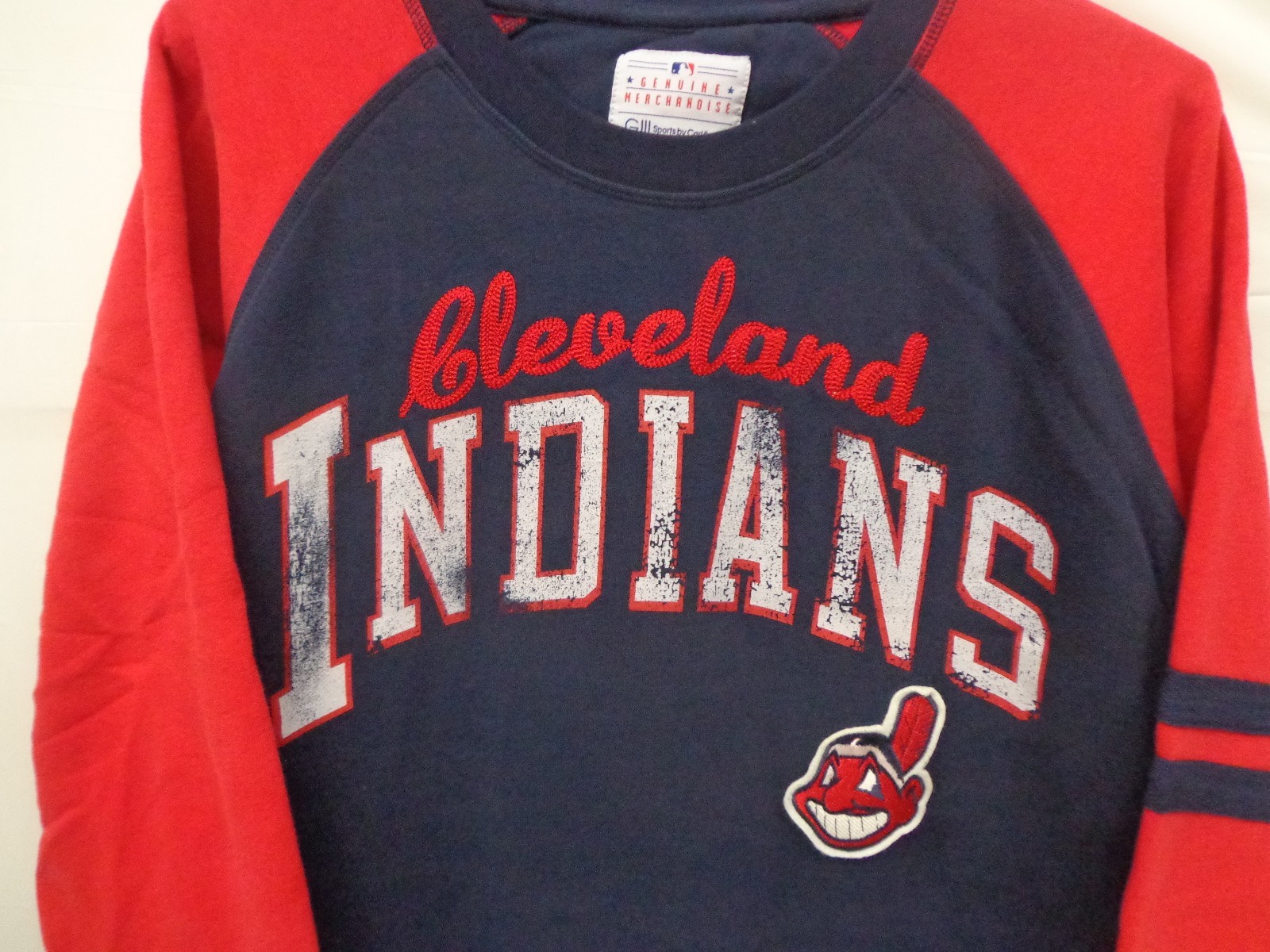 Cleveland Indians Ace Crew Men's Large Pullover
