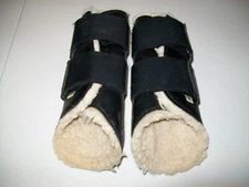 horse equine Protective boots wraps fleece Sport Brushing jumping english