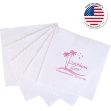 Caribbean Gem 5 pack Jewelry Cleaner Polishing Cloths Silver Gold Gemstones