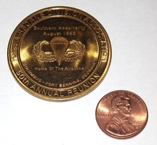 Challenge Coin - 101st Airborne - 50th Annual Reunion - 1995 - Fort Benning - GA