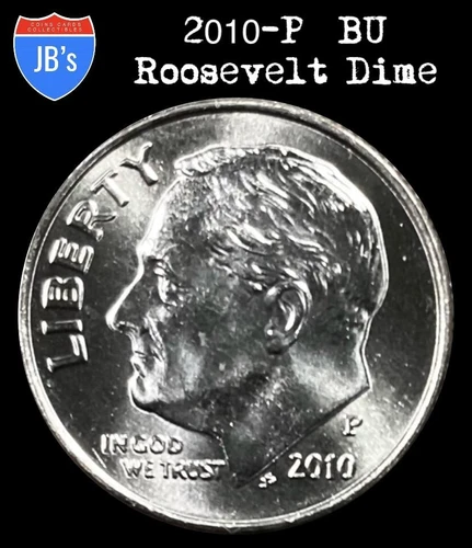2010-P Roosevelt Dime 10c - BRILLIANT UNCIRCULATED (BU)