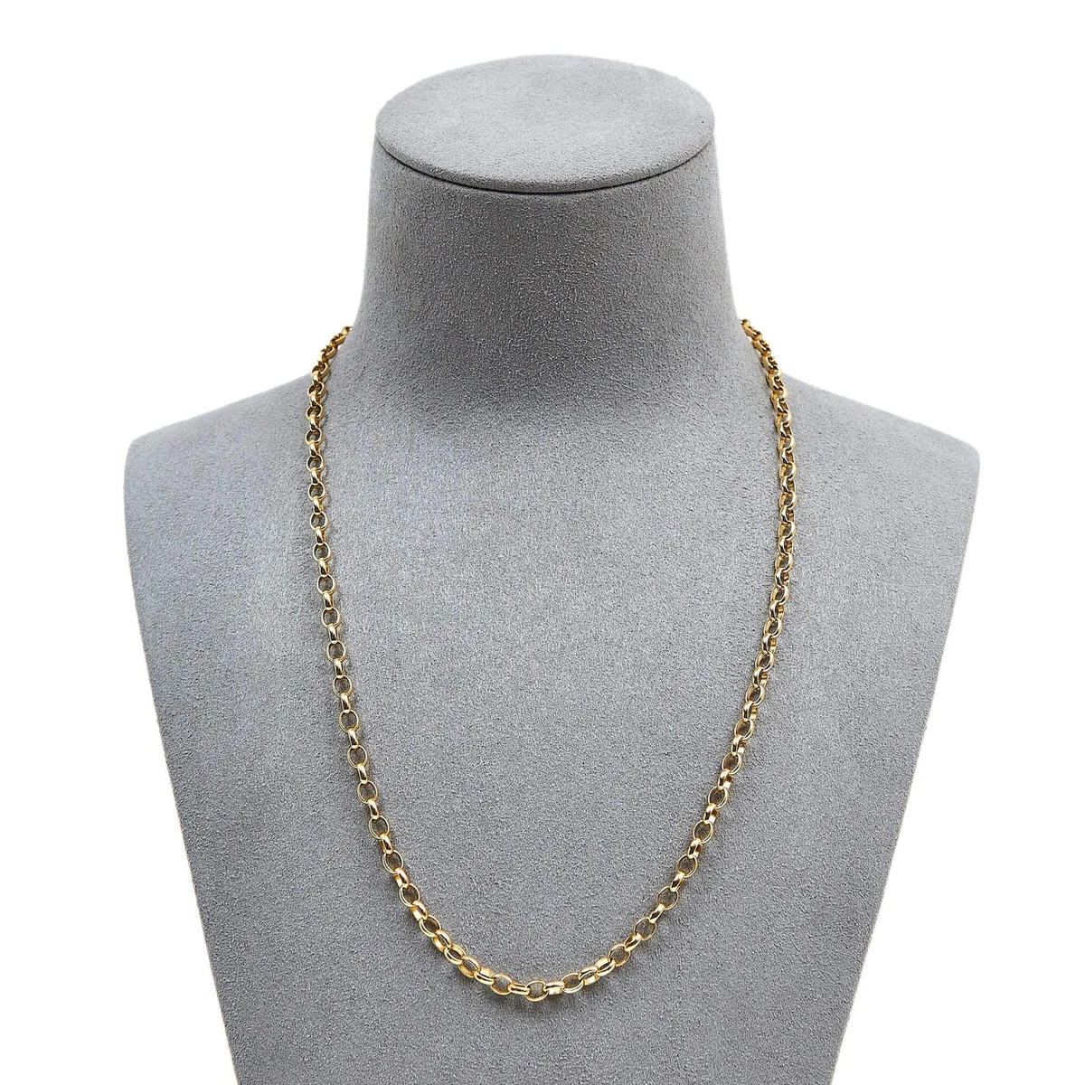 9ct gold 18 sale inch belcher chain