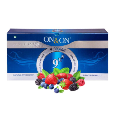 On&On 9E5 Natural Antioxidant Premium Health Drink 1 Ltr in 30 Sachets F S
