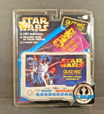 BRAND NEW TIGER ELECTRONICS STAR WARS TRILOGY QUIZ WIZ TRIVIA HANDHELD GAME 