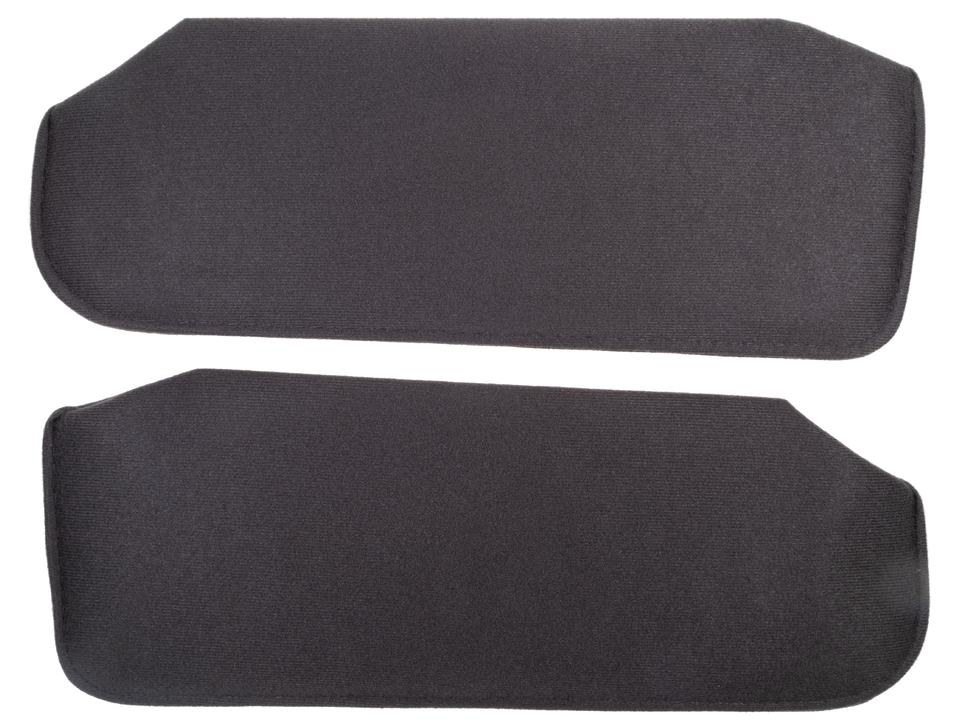 2X Beige Sun Visor Cover Skin – Microfiber Leather For 1993-2002 Camaro Firebird