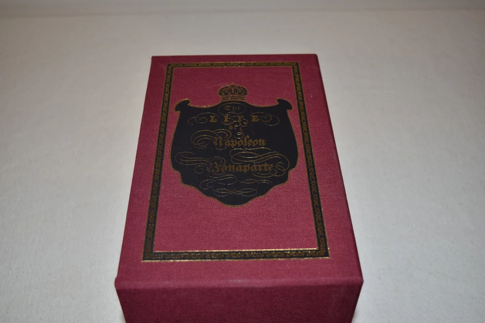 Easton Press 4V LIFE OF NAPOLEON BONAPARTE #83/400 LEATHER George Cruikshank MNT - Image 2 of 4