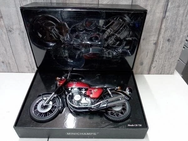 Minichamps 1/6 Diecast Honda CB750four K0 1 Metallic red from Japan 13446 - Image 2 of 2