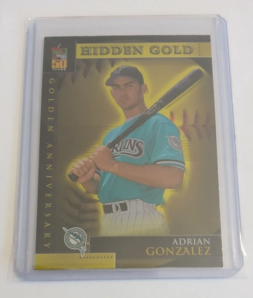 2001 Topps Chrome Golden Anniversary Adrian Gonzalez #GA40 Florida Marlins - Image 3 of 3