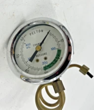 PELTON & CRANE OCM CONDENSER ASSEMBLY &  PRESSURE GAUGE