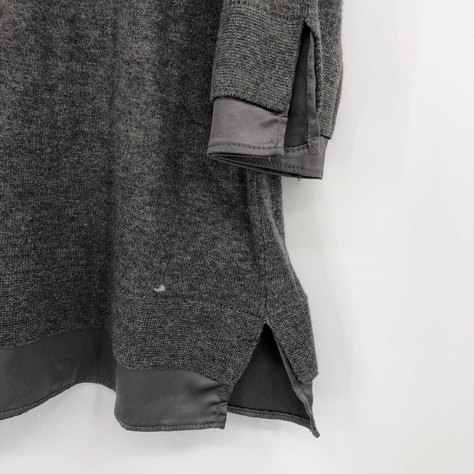 Chico's Gray Basic Round Neck Sweater | Classic C… - image 3