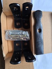 NEW Wickes black metal double driveway gates.