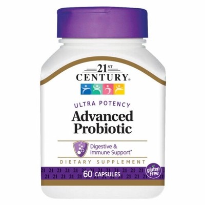 Probiotic Advanced  60 Caps By 21st Century