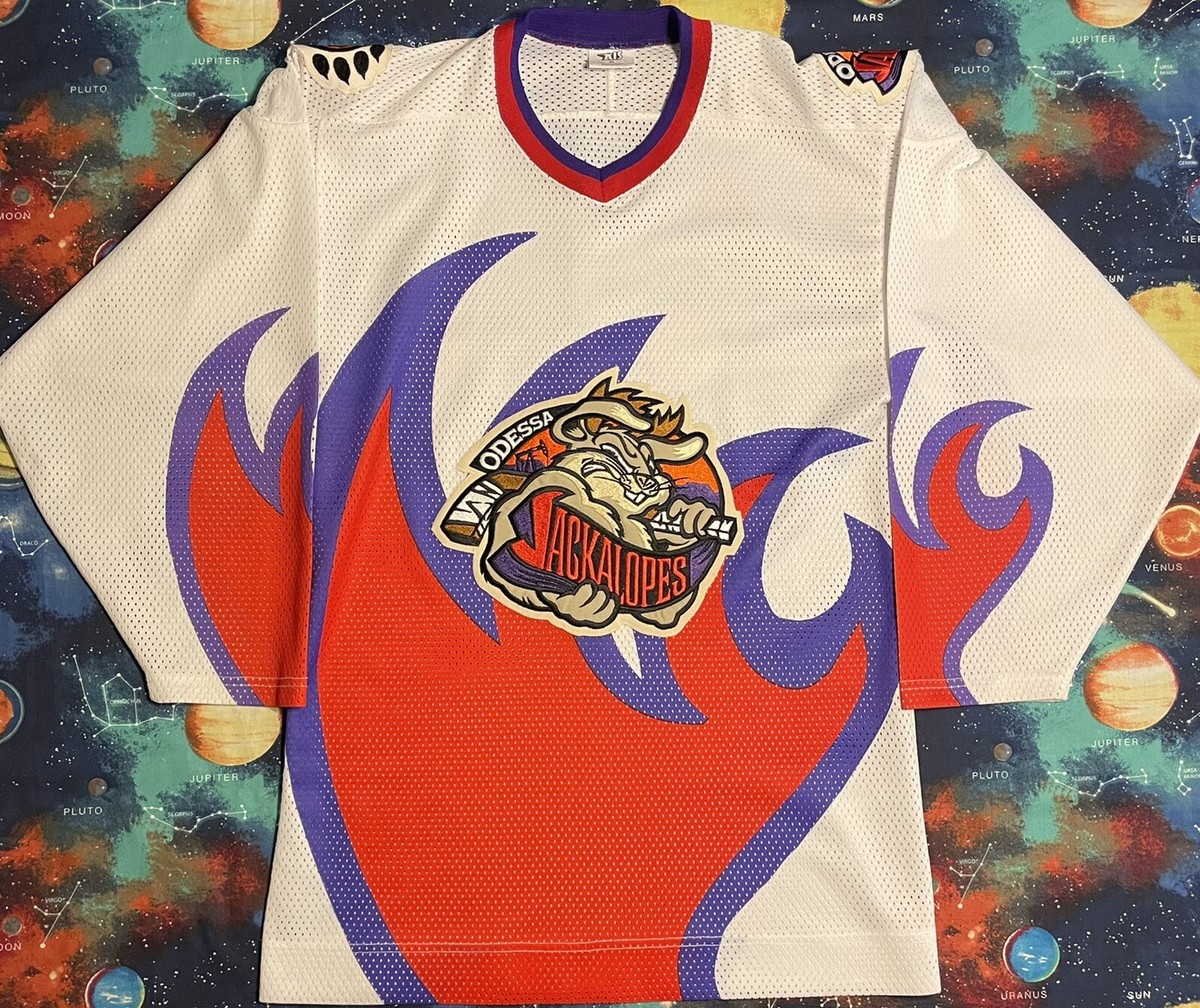 Rare Vintage AIS WPHL Odessa Jackalopes Hockey Jersey | eBay