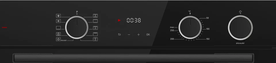 Böhme  Backofen Schwarzen Glas mit AirFry Funktion sowie Dampfunterstützung - Bild 4 von 4