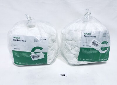 Roeko Swab Mulltupfer Walnuss Mull Tupfer 1000 Stück Coltène unsteril NEU/OVP