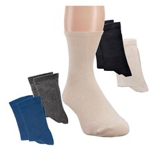 Extra Wide Health Socks, No Elastic Waistband, Extra Wide Sock, 2 Pairs
