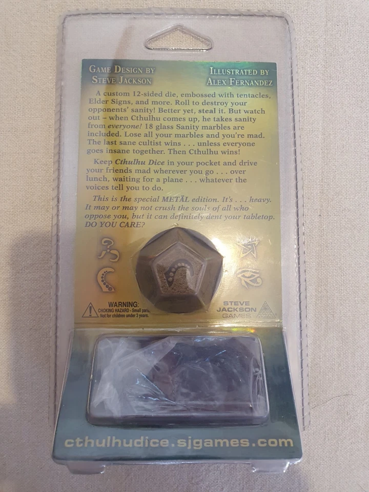 Cthulhu Dice Metal by Steve Jackson Games (Brand New) - Image 2 of 2