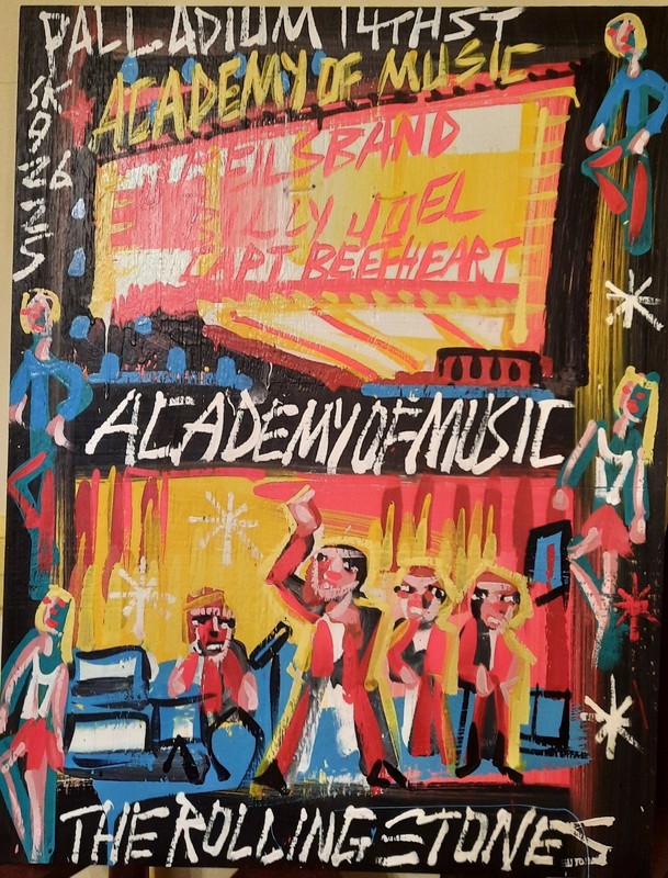 STEVE KEENE "ACADEMY OF MUSIC" PAINTING-2025 -32" X 24"