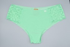 Victoria s Secret PINK Cheekster Panty Mint Lace Trim L