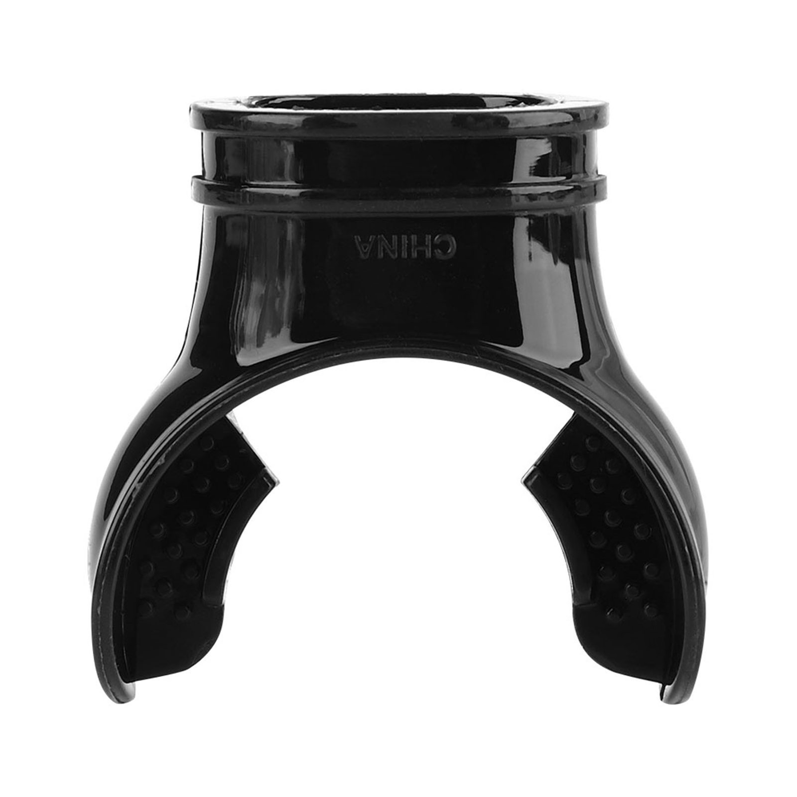 (Black)Disposable Black Silicone Scuba Diving Standard Bite Mouthpiece TP