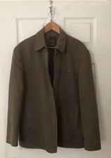 Men  Full Zip Stripped Jacket