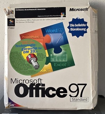 RARITÄT - Microsoft Office 97 Standard , Windows - Deutsch