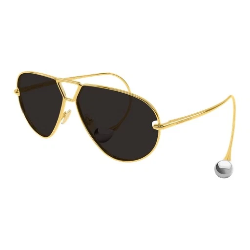 Bottega Veneta — NEW Bottega Veneta BV 1437S Sunglasses 001 GOLD 100% AUTHENTIC