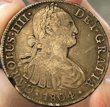 1804-TH 8 Reales Mexico VF