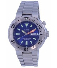 Ratio FreeDiver Blue Dial Stainless Steel Quartz 1050MD93-12V-BLU Men's Watch