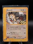 Pokemon Meowth Card 121/165 Expedition Base Set, Vintage 2002 E-Reader LP