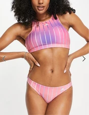 adidas Women's Standard Melbourne Printed Bikini Swim Set L101342 Size XL