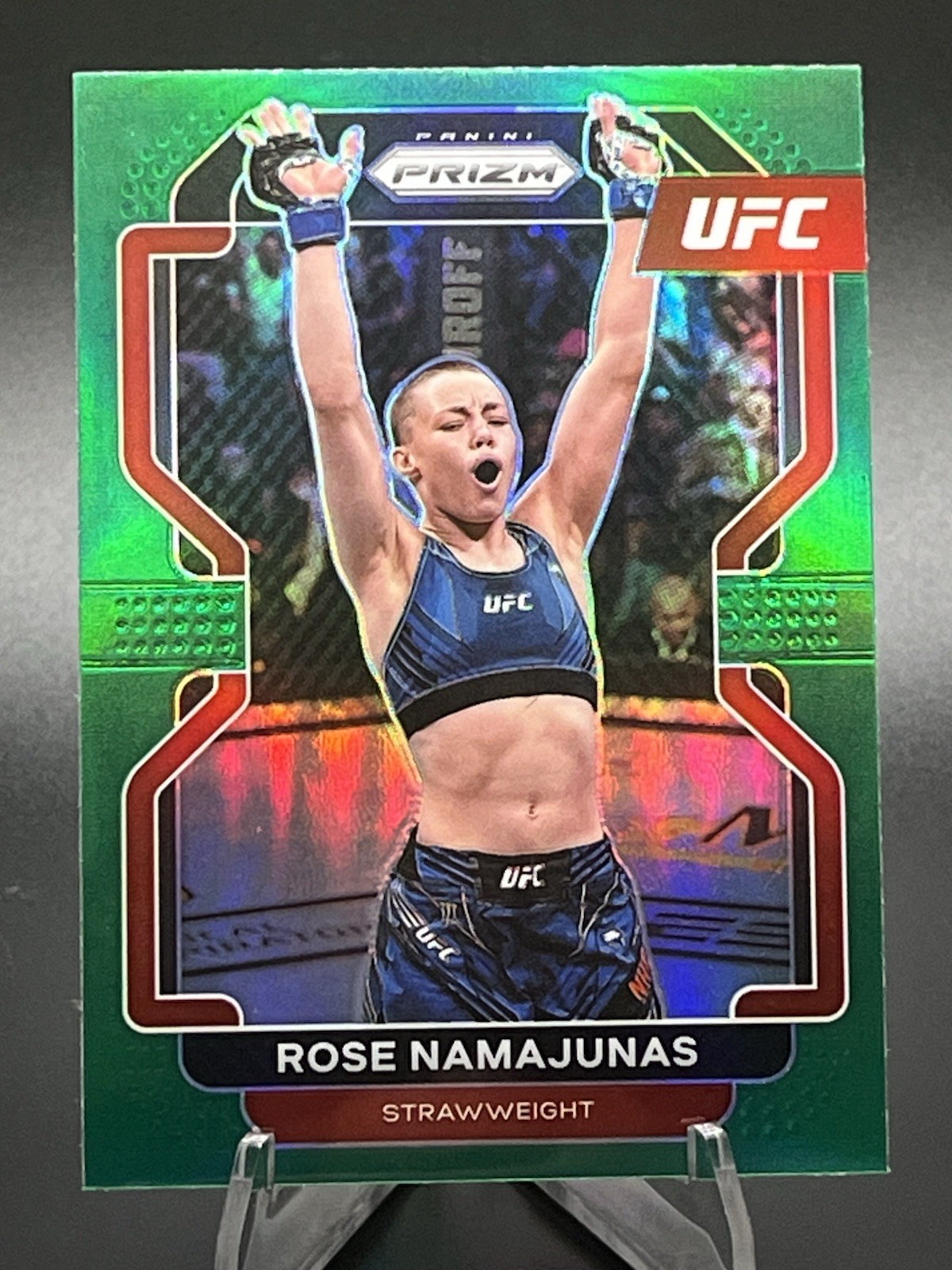 2022 Prizm UFC Rose Namajunas Green Prizm #142