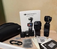 DJI Osmo Pocket 3 Creator Combo Kit Mic 2 Wide Lens Handle Tripod Case Excellent