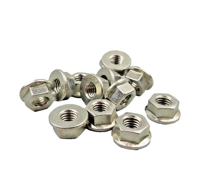 50 x M8 Bundmutter Flanschmutter Sechskantmutter Flansch Edelstahl ISO 4161