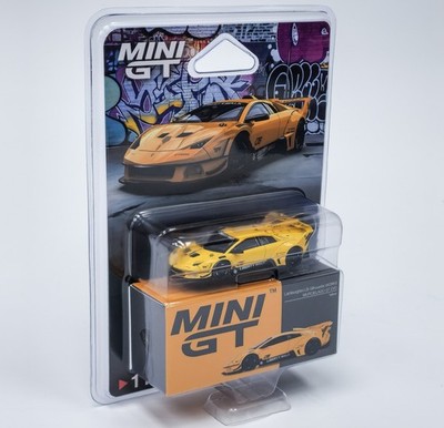 LAMBORGHINI MURCIELAGO LB-SILHOUETTE WORKS GT EVO YELLOW 2025  Mini GT 1:64