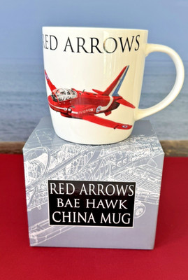The Red Arrows Bae Hawk Porzellan Kaffee Tee Becher Neu unbenutzt verpackt