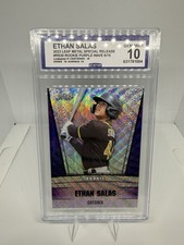 2024 Leaf Metal Ethan Salas Purple Wave #RS-30 /15 (RC) Padres Top Prospect