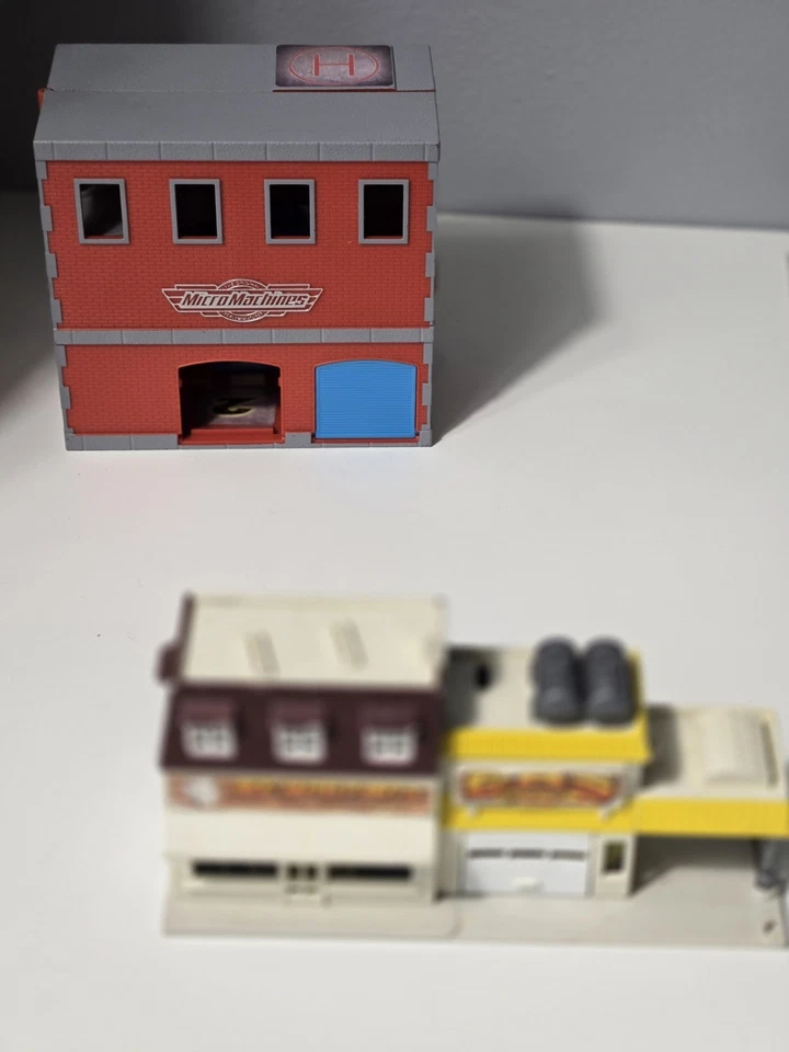 VTG Micro Machines Galoob Road Champs Funrise 1980’s  Die Cast Playset Lot - Image 2 of 4