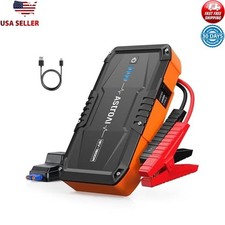 1500A Car Jump Starter Portable Power Bank LED Flashlight Compact Safe New