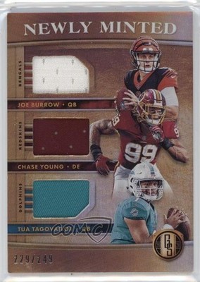 2020 Gold Standard 229/249 Joe Burrow Chase Young Tua Tagovailoa Rookie RC 13c1