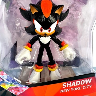 Jakks Sonic Prime Shadow New Yoke City Action Figure Kids 5in Black Red New