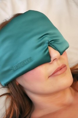 Deep Slumber Cocoon Fit Sleep Mask, Jaded Green - 100% Mulberry Silk, 22 Momme G