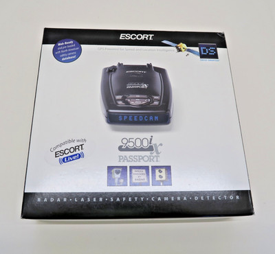 Escort Passport 9500ix Radar Detector - Black w/ Blue Display, X/Ka/Laser/K Band