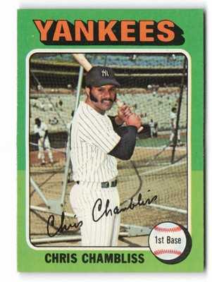 1975 Topps #585 Chris Chambliss