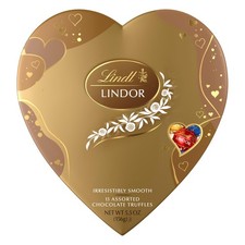 Lindt LINDOR Assorted Chocolate Candy Truffles Heart, Valentine's Full Size