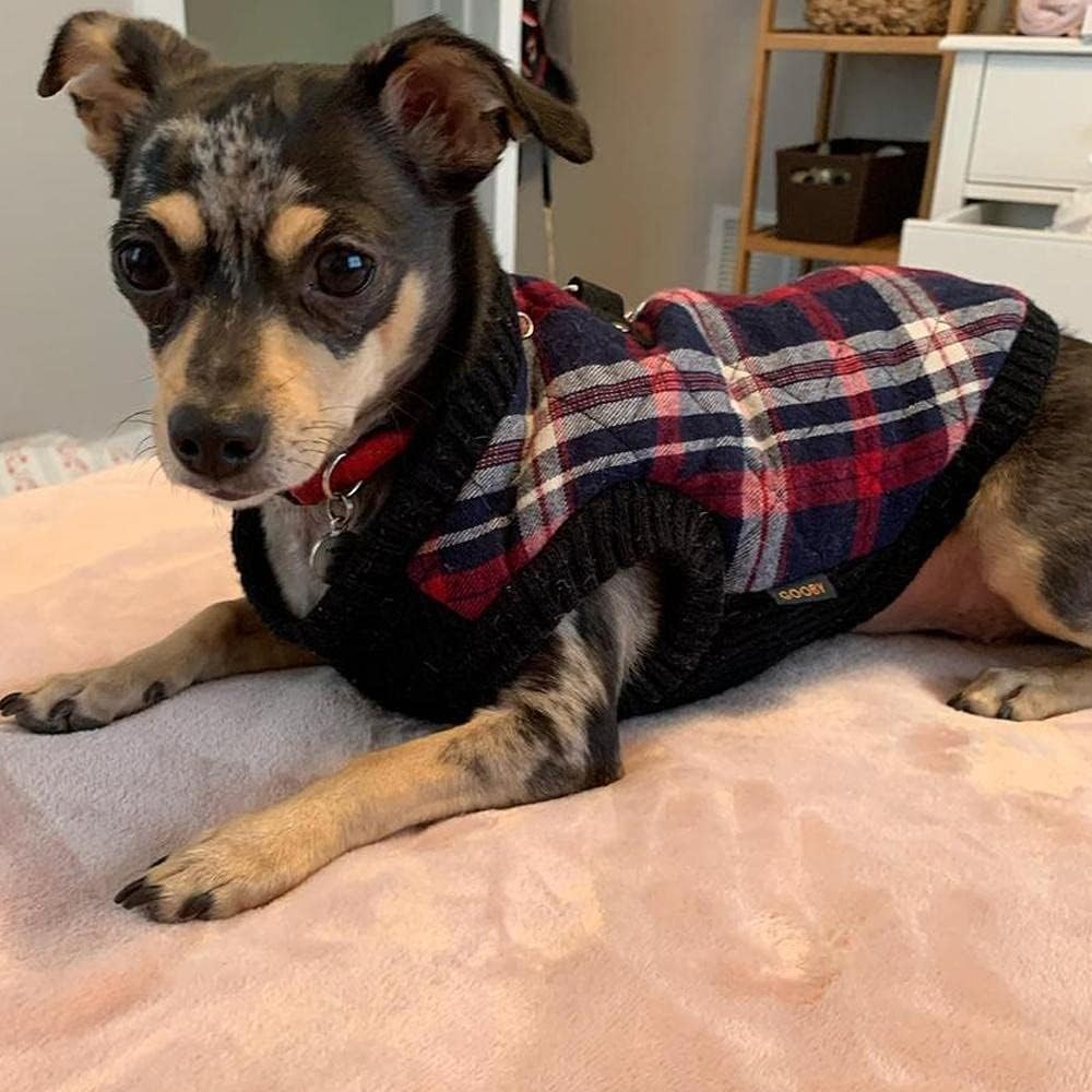 Gooby Fashion Vest Dog Jacket - Warm Zip Up Bomber