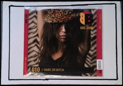 BLACK IS BLONDE 010 babe or bitch EX/VG+ (CD, Production Music)