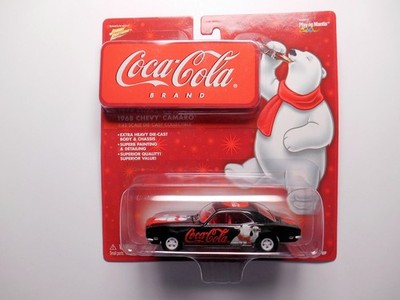 COCA-COLA POLAR BEAR 1/43 BLACK 1968 CHEVY CAMARO JOHNNY WHITE LIGHTNING CHASE